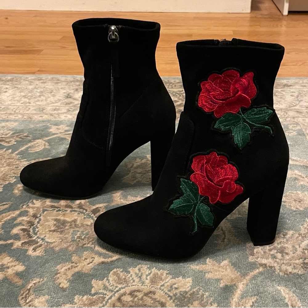 Black Suede Ankle Boots